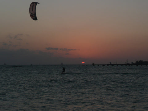 Windsurfer at Sunset